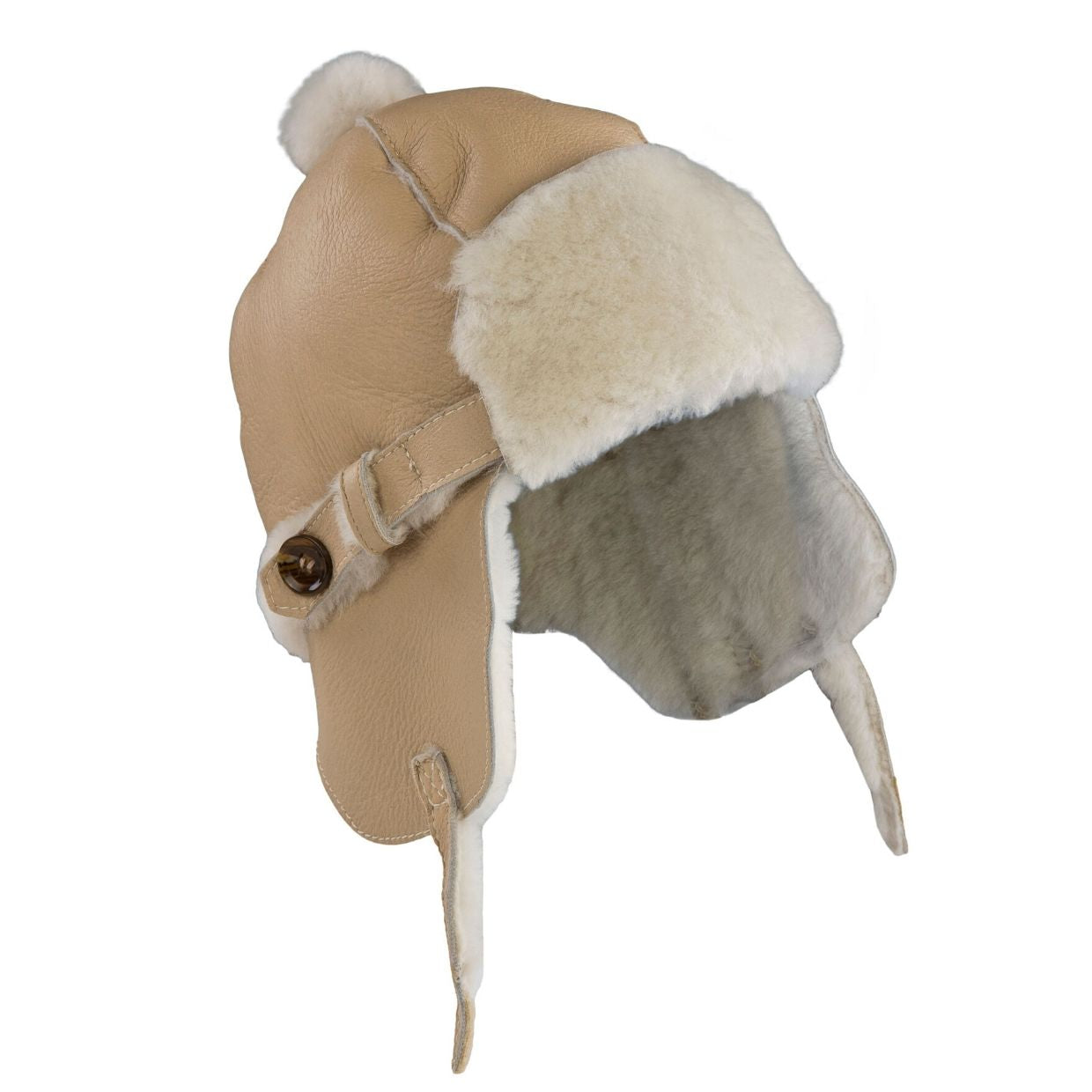 Love Winter Aviator Shearling Trapper Hat